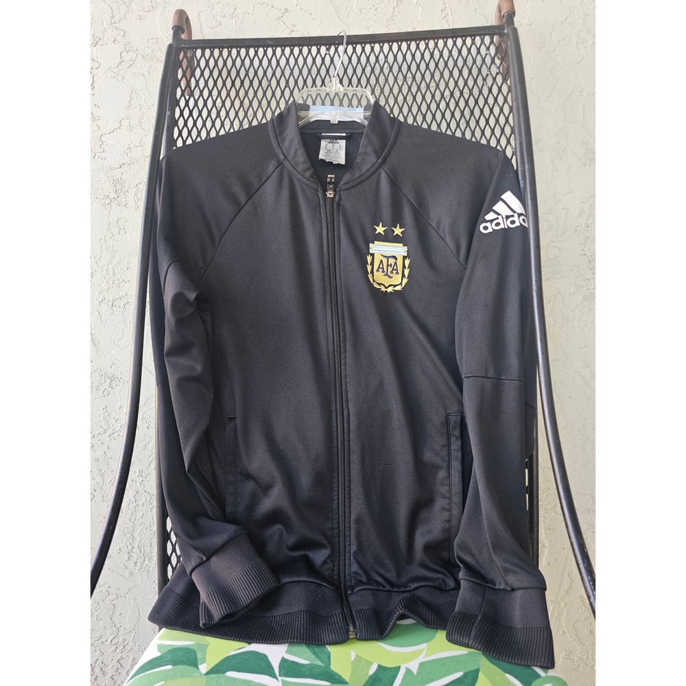 Adidas Argentina Anthem Jacket 2016 Adidas Black Track Jacket with Logo